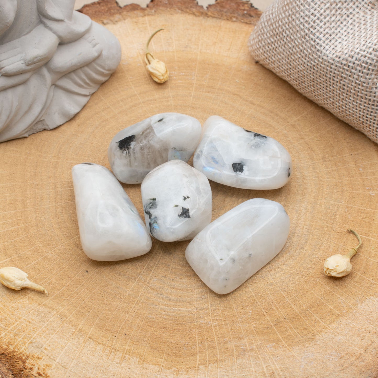 PIERRE DE LUNE ARC-EN-CIEL - PIERRE ROULÉE