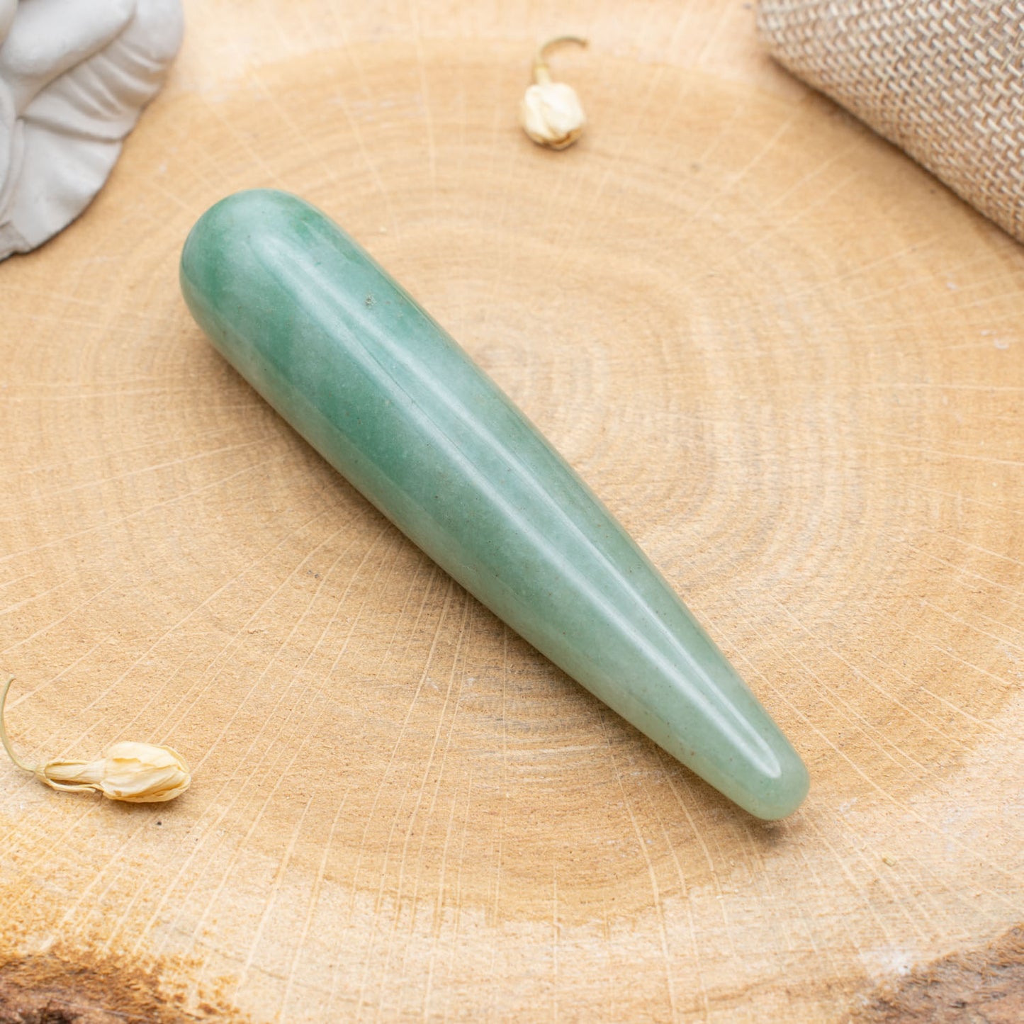 Aventurine Verte - Bâton de Massage