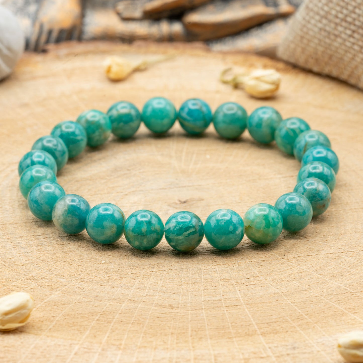 AMAZONITE - BRACELET 8 MM
