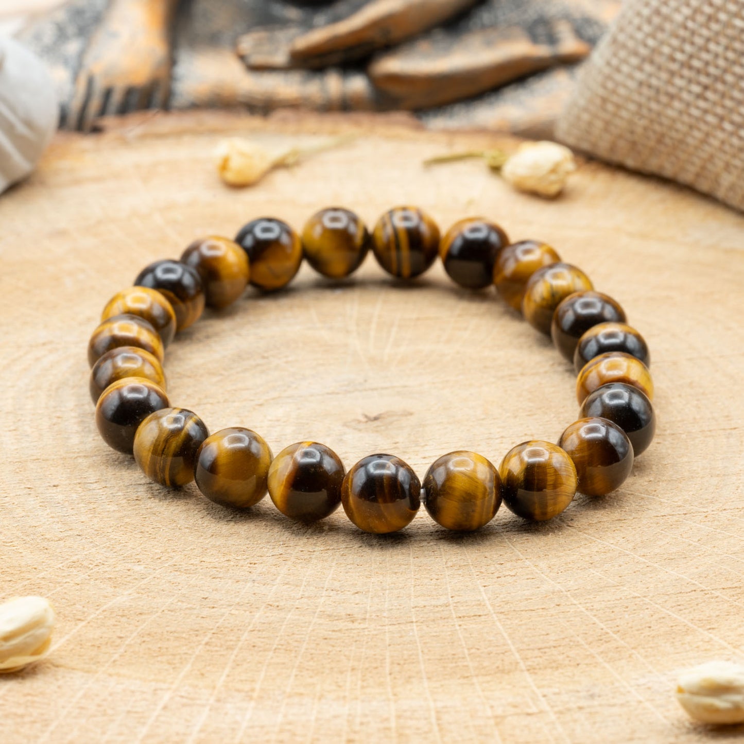 Œil de Tigre - Bracelet 8 mm