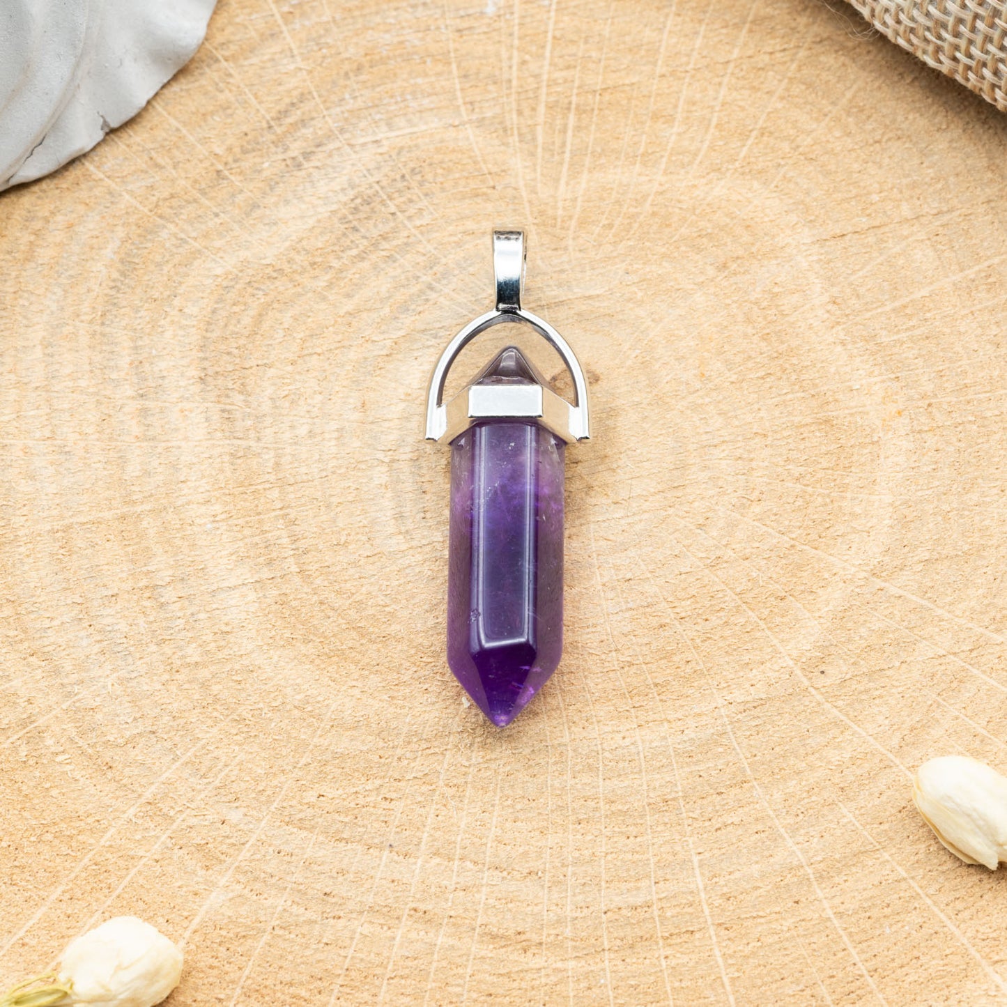 Améthyste - Pendentif en Pointe