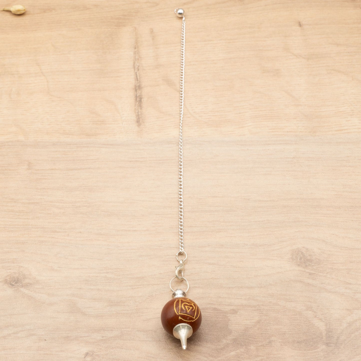 Pendule 1° Chakra Racine - Jaspe Rouge