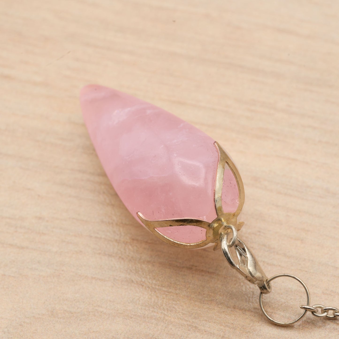 Pendule Quartz Rose Lotus