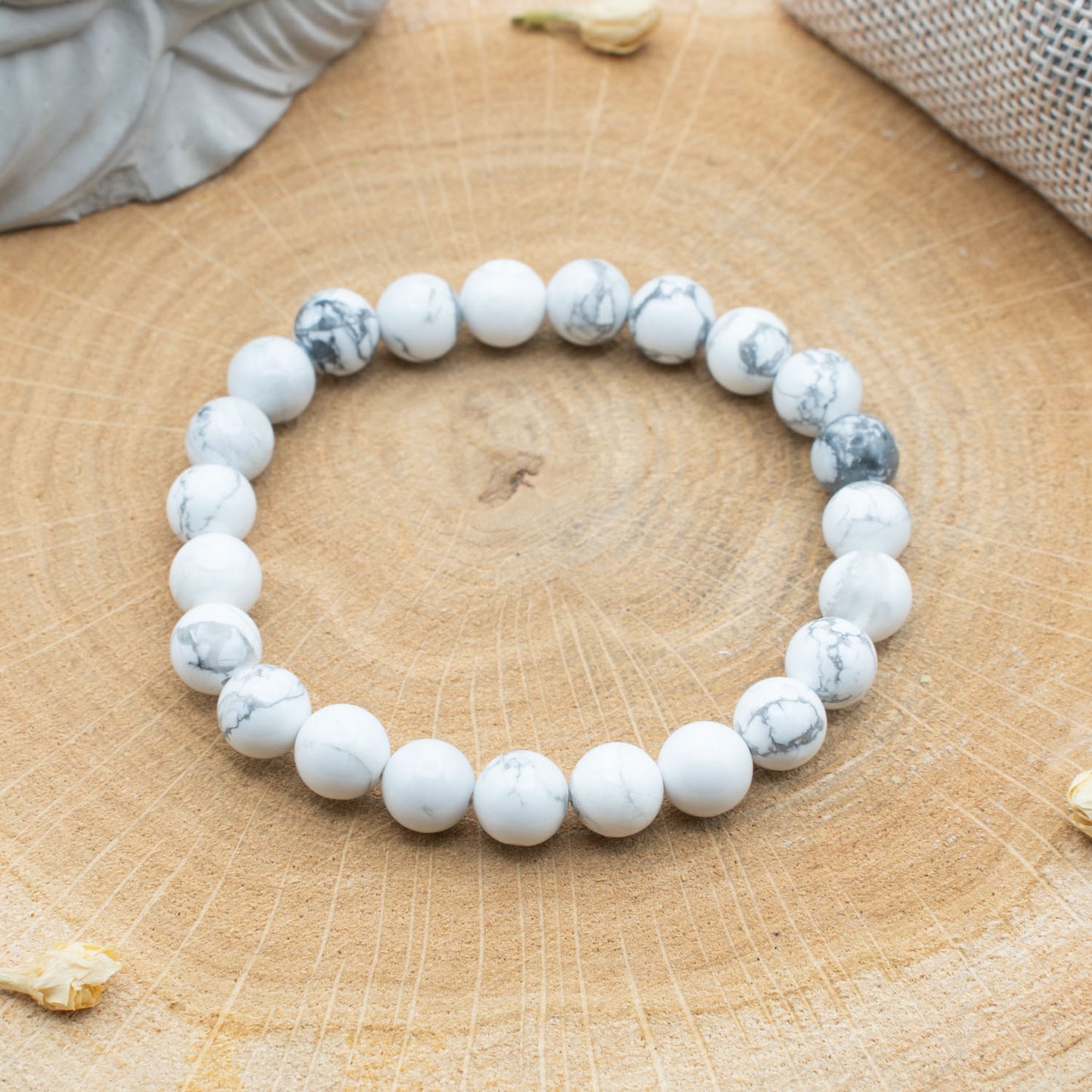 Howlite - Bracelet 8mm