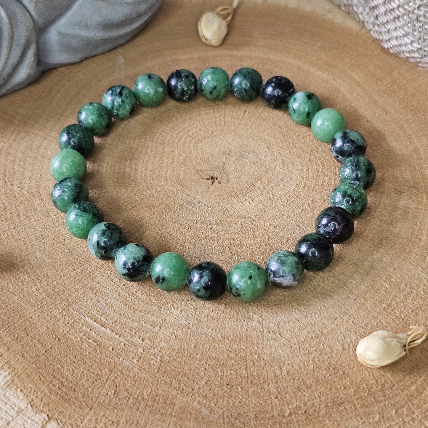 Rubis Zoïsite - Bracelet 8mm