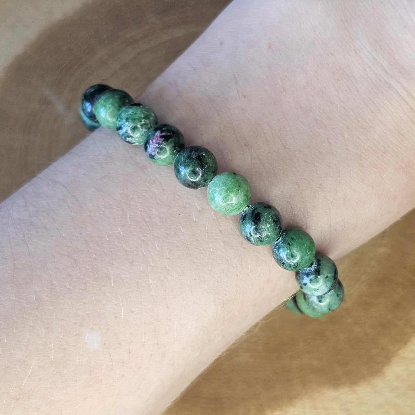 Rubis Zoïsite - Bracelet 8mm