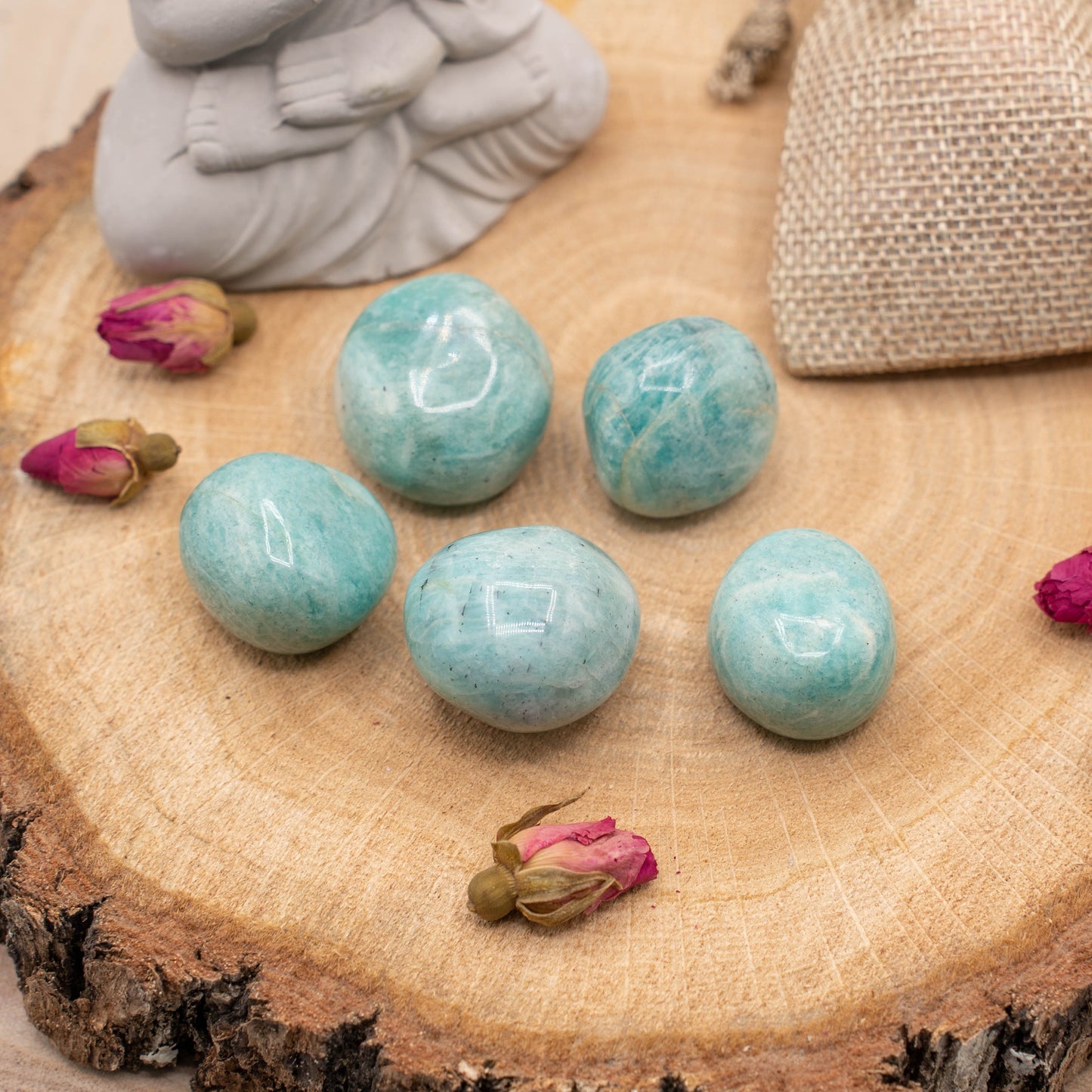 AMAZONITE AAA - PIERRE ROULÉE