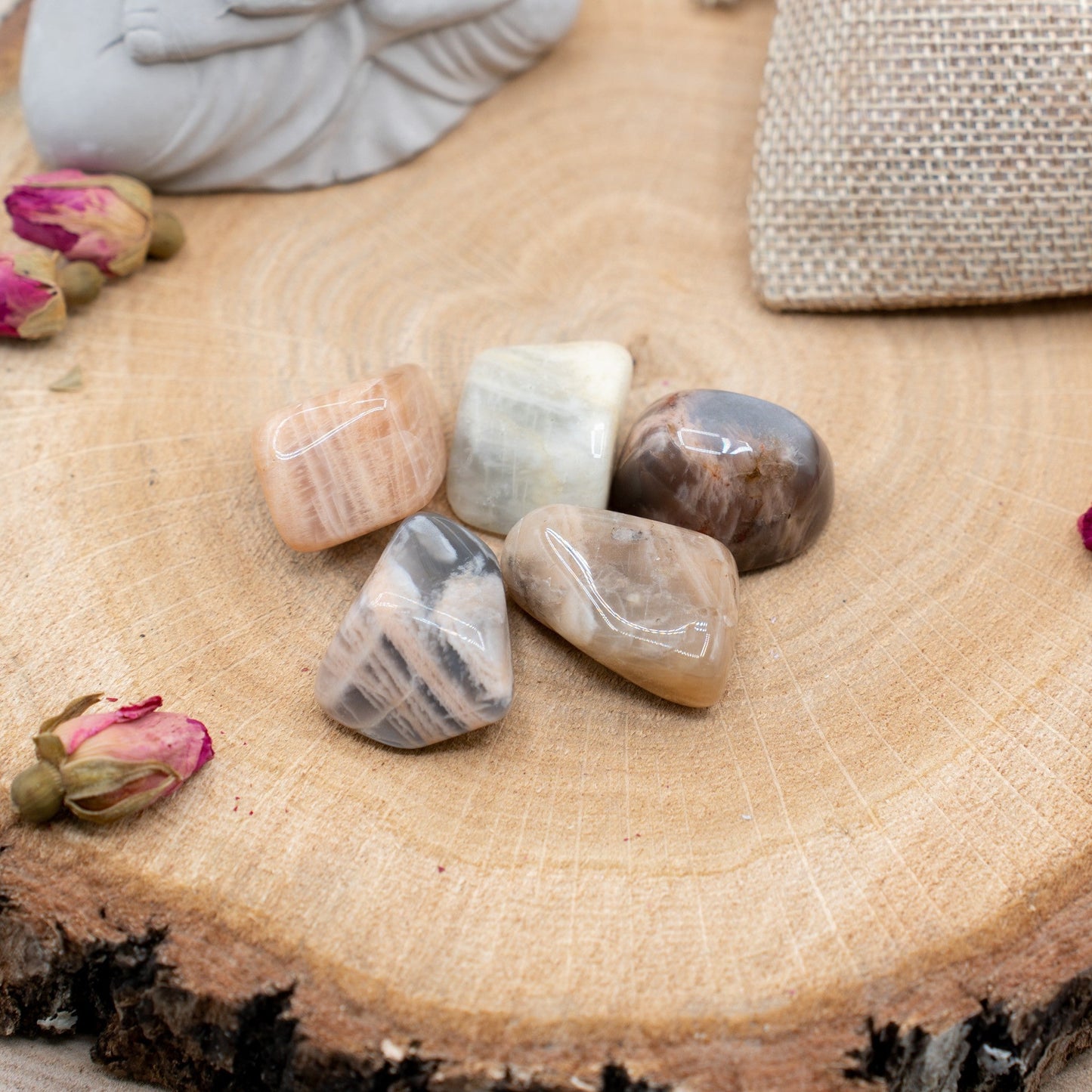 Pierre de Lune - Pierre roulée