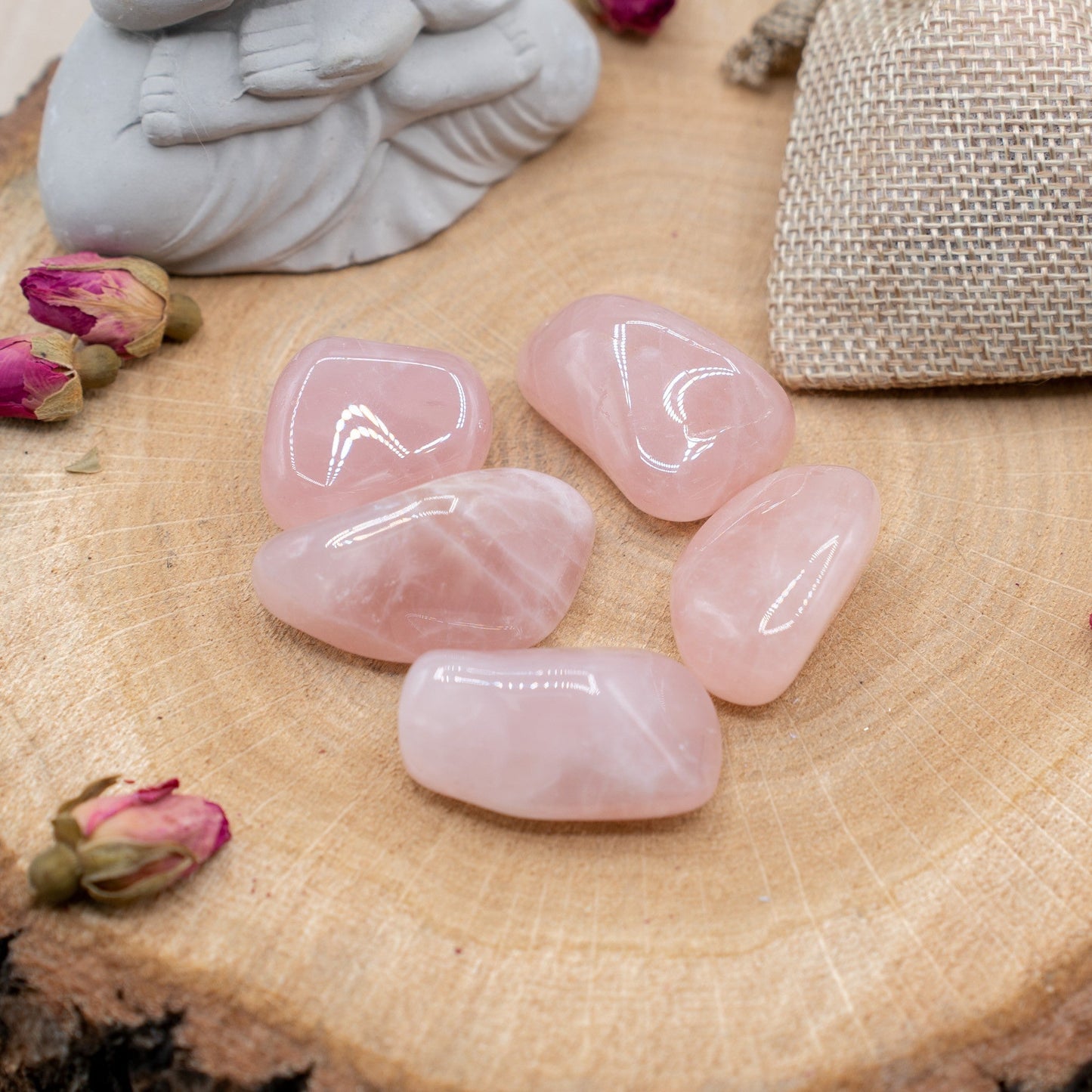 Quartz Rose - Pierre roulée
