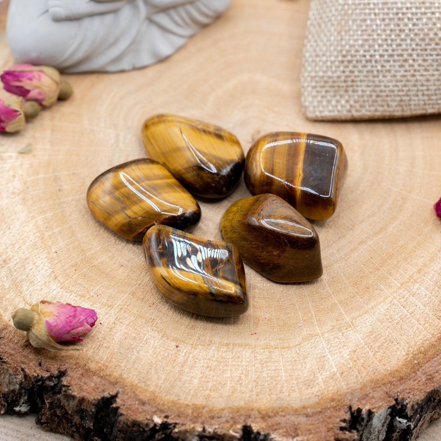 Œil de Tigre - Pierre roulée