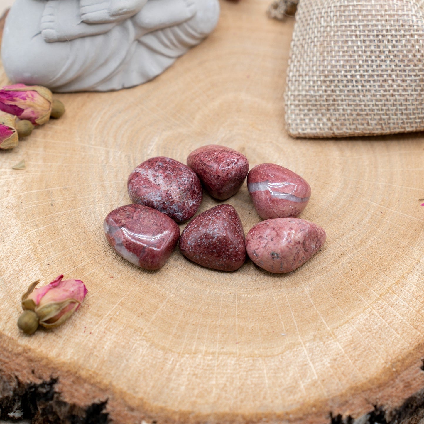 Thulite - Pierre roulée