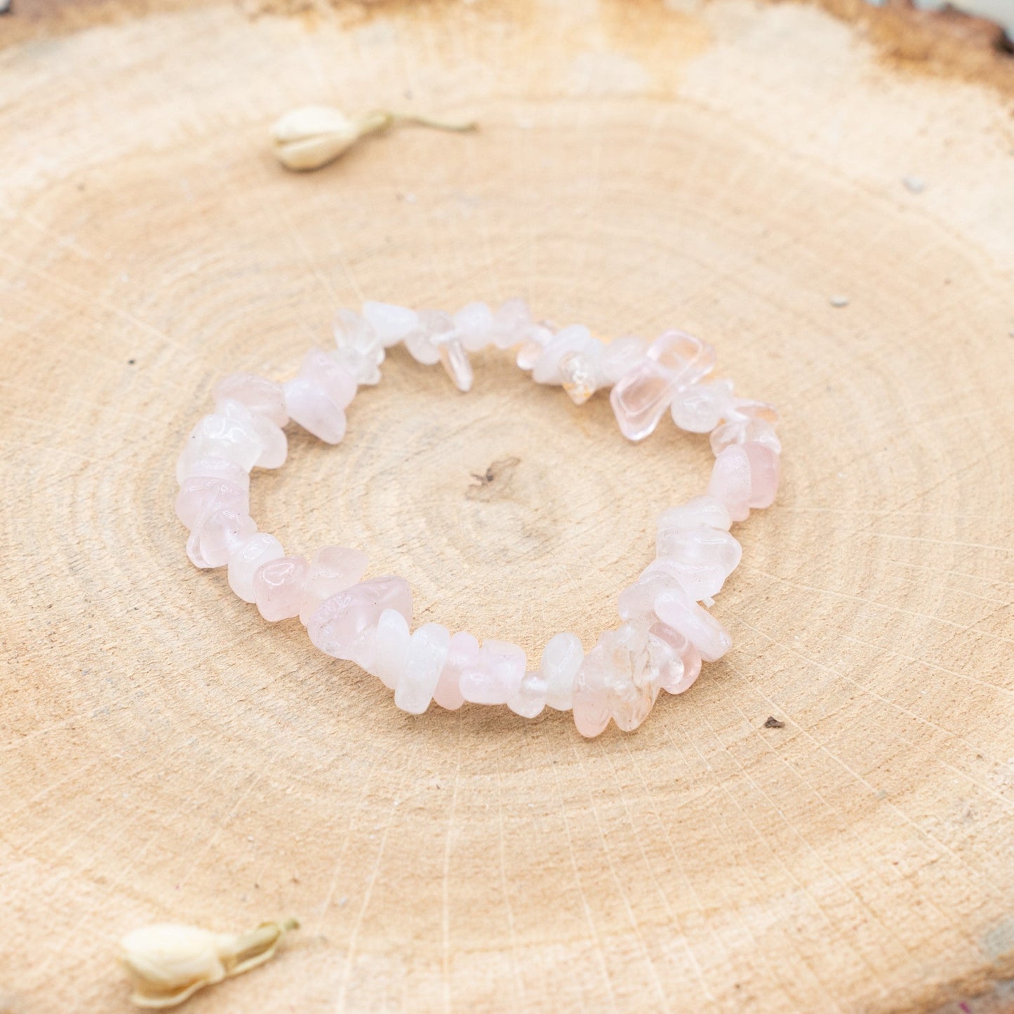 Quartz Rose - Bracelet chips