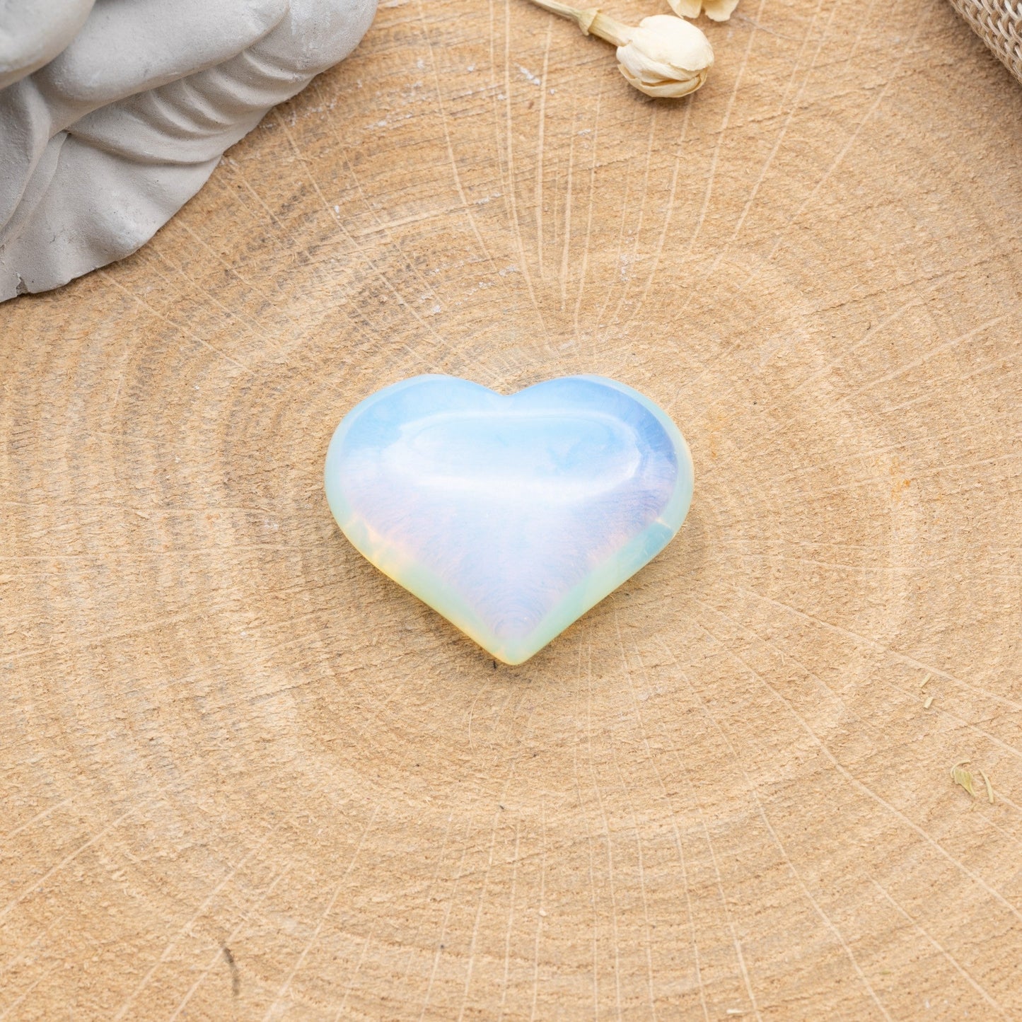 Opaline - Coeur 20mm
