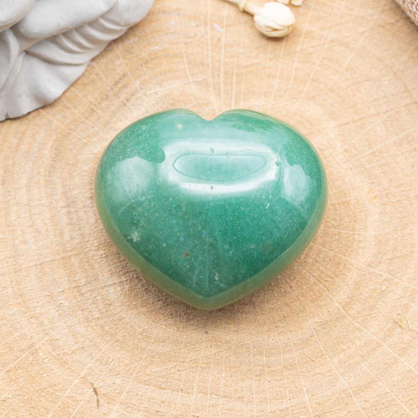 AVENTURINE VERTE - CŒUR 35 MM