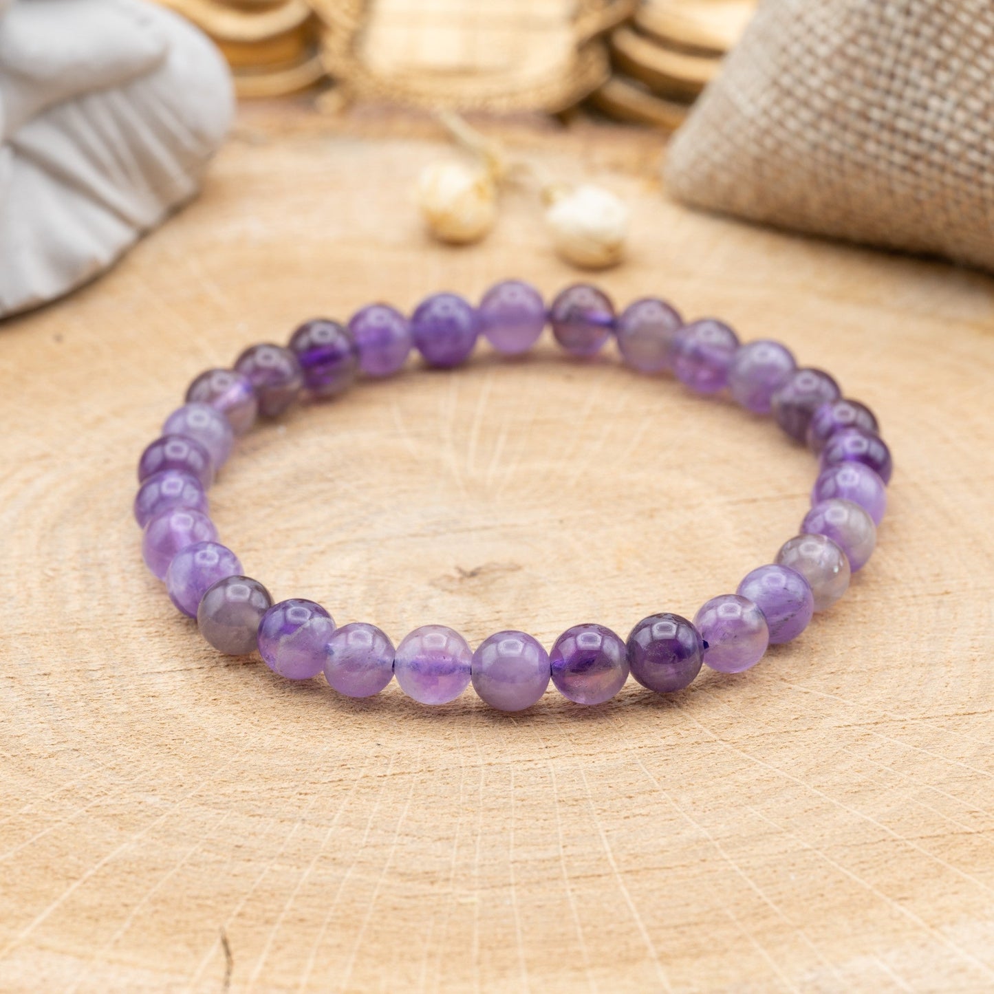 Améthyste - Bracelet 6mm