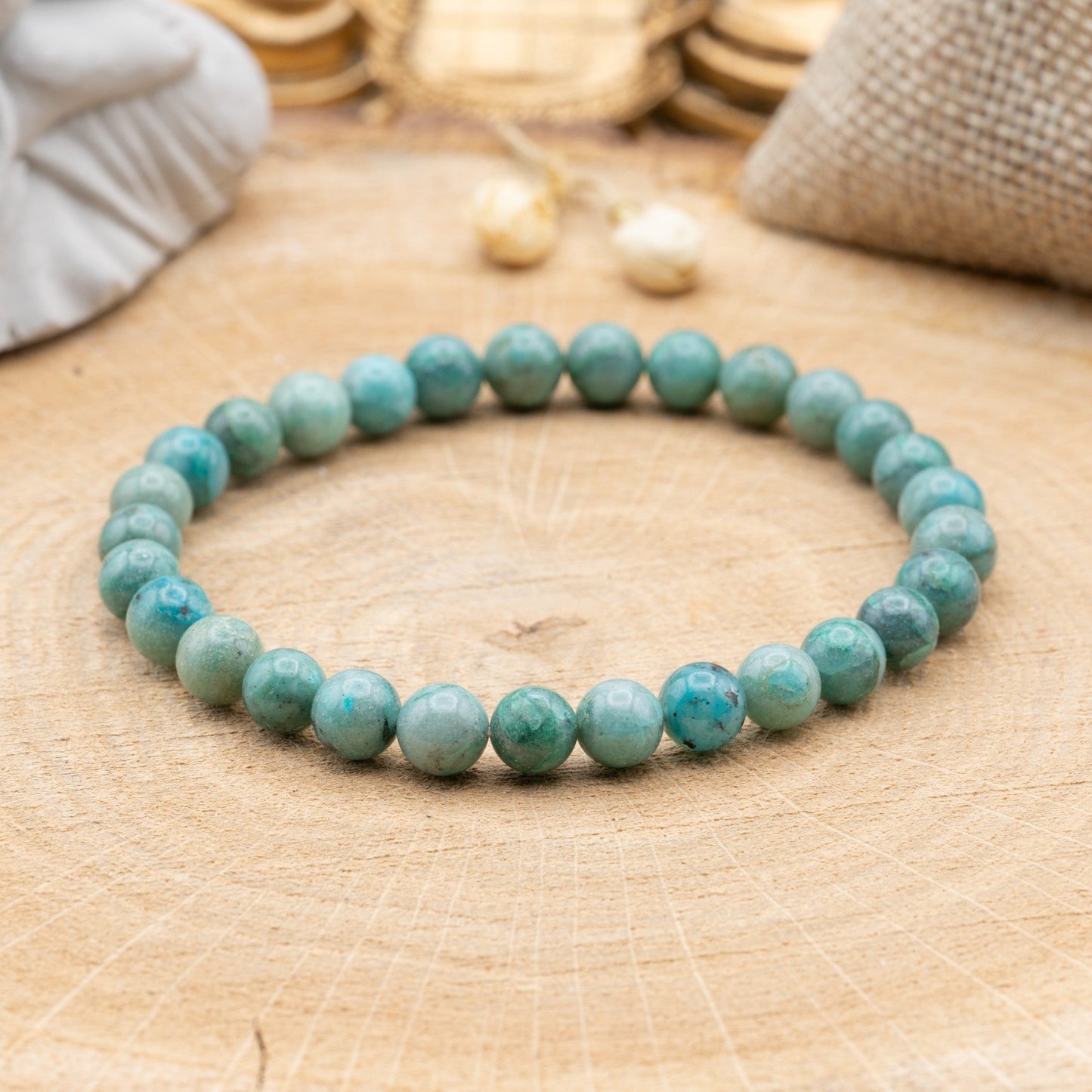 Chrysocolle - Bracelet 6 mm