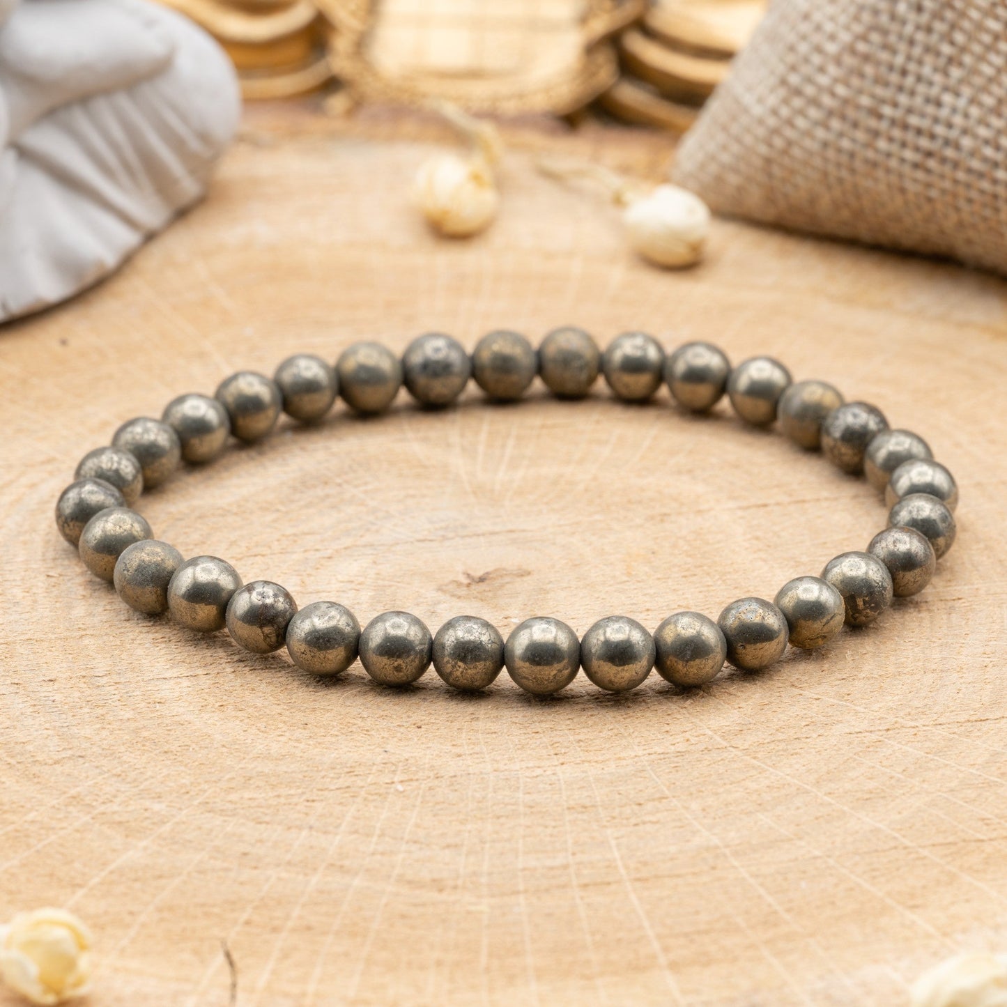 Pyrite - Bracelet 6mm