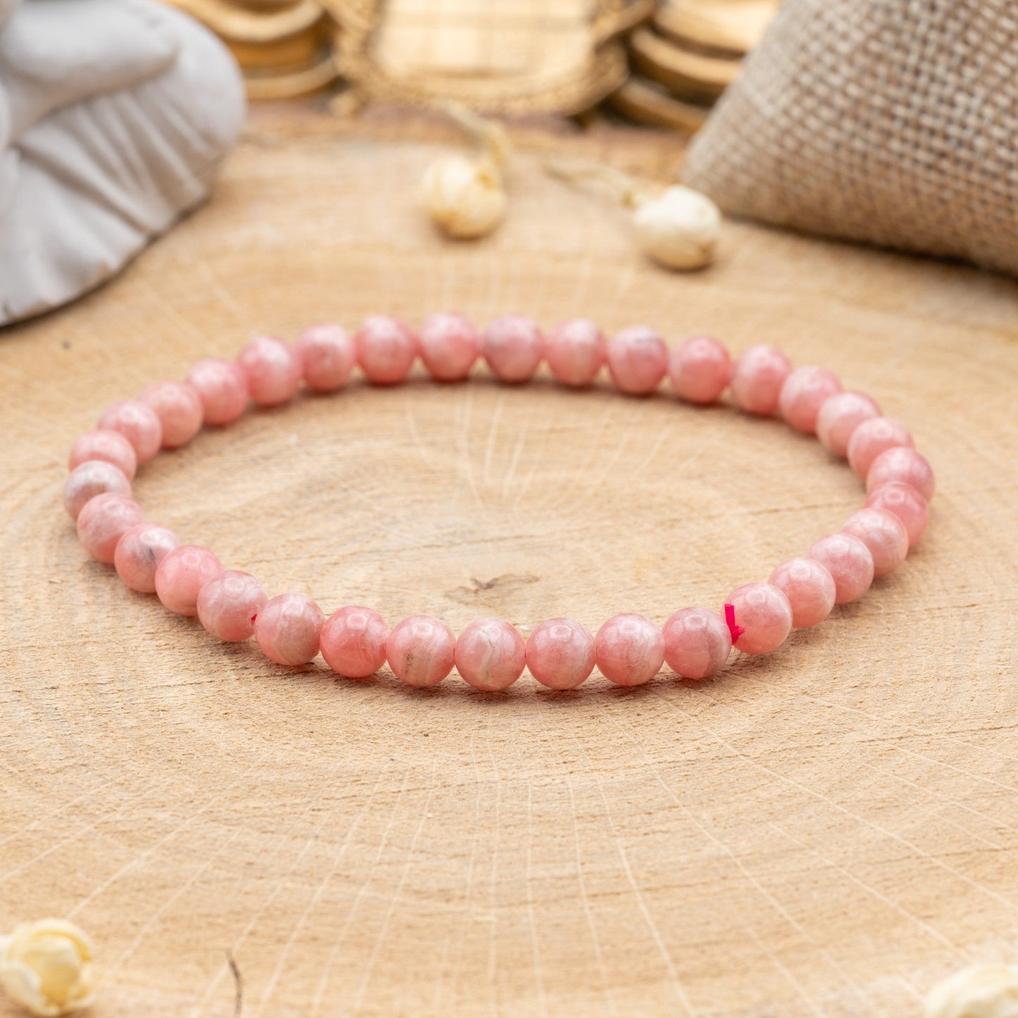 Rhodochrosite A - Bracelet 6 mm