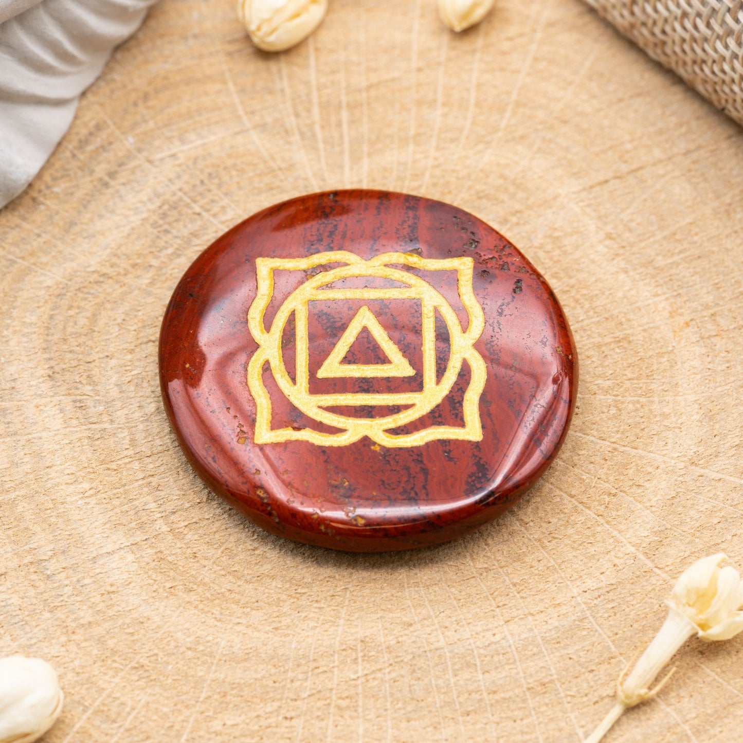 Amulette 1° Chakra Racine - Jaspe Rouge