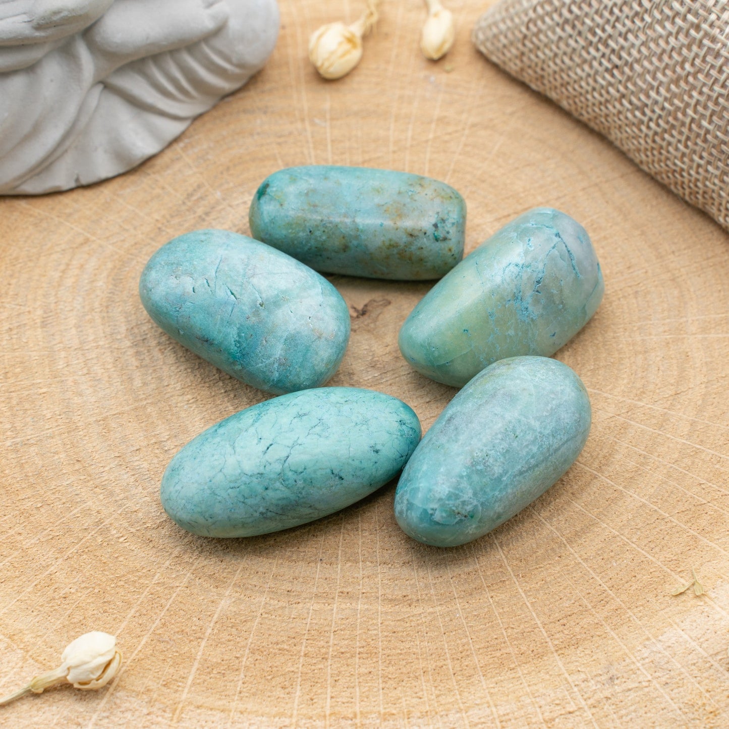 Chrysocolle - Pierre roulée