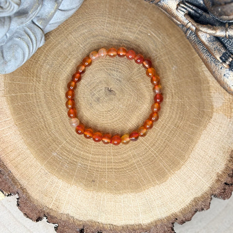 Cornaline - Bracelet 6mm