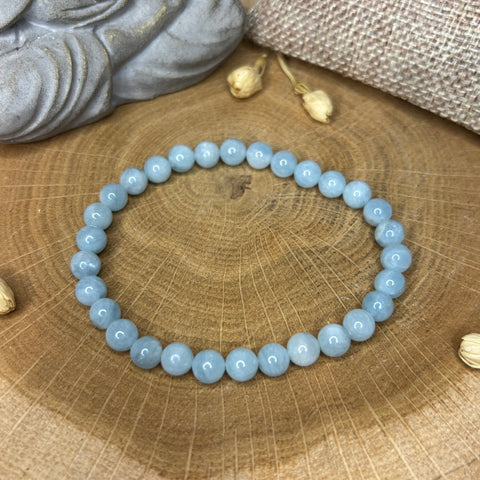 Aigue Marine - Bracelet 6mm