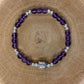 Améthyste + Bouddha - Bracelet 6mm