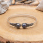 Bracelet Lapis Lazuli & Laiton - rond