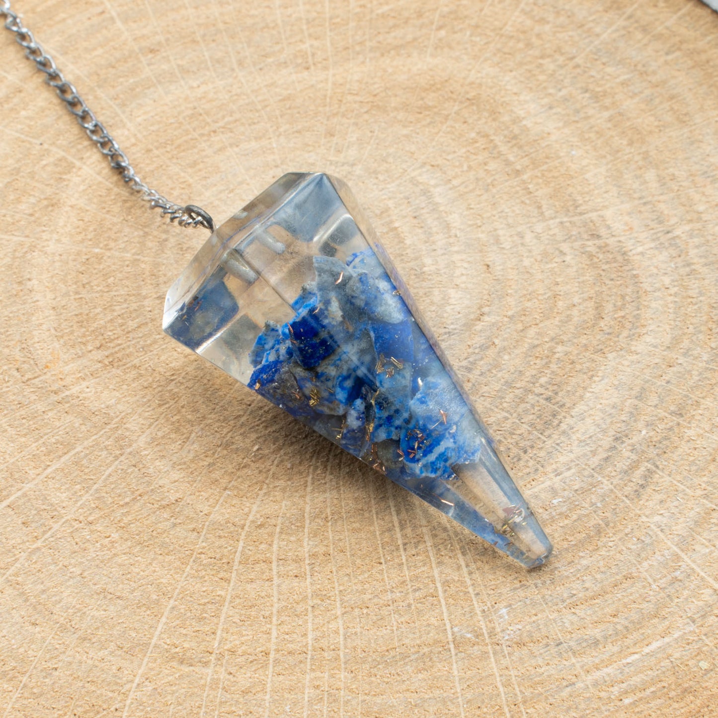 Pendule Orgonite - Lapis Lazuli