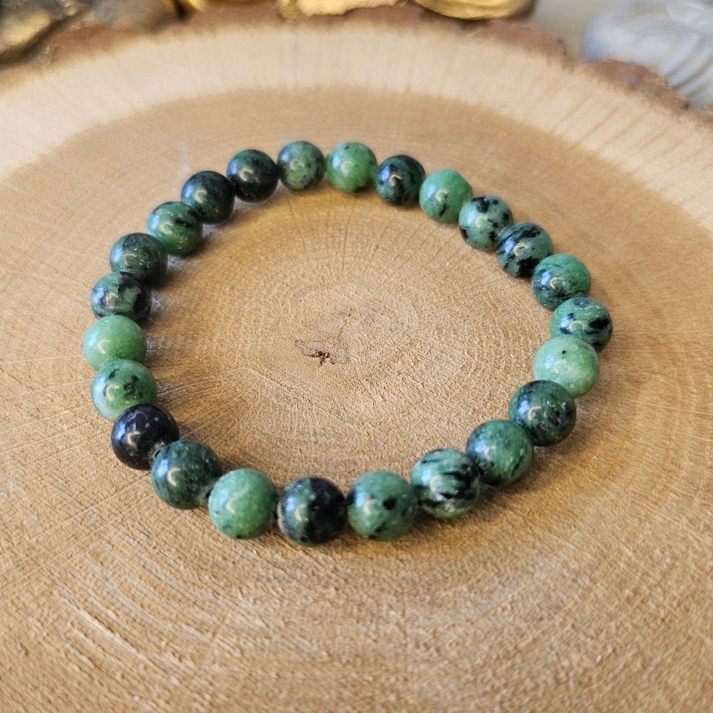 Rubis Zoïsite - Bracelet 8mm