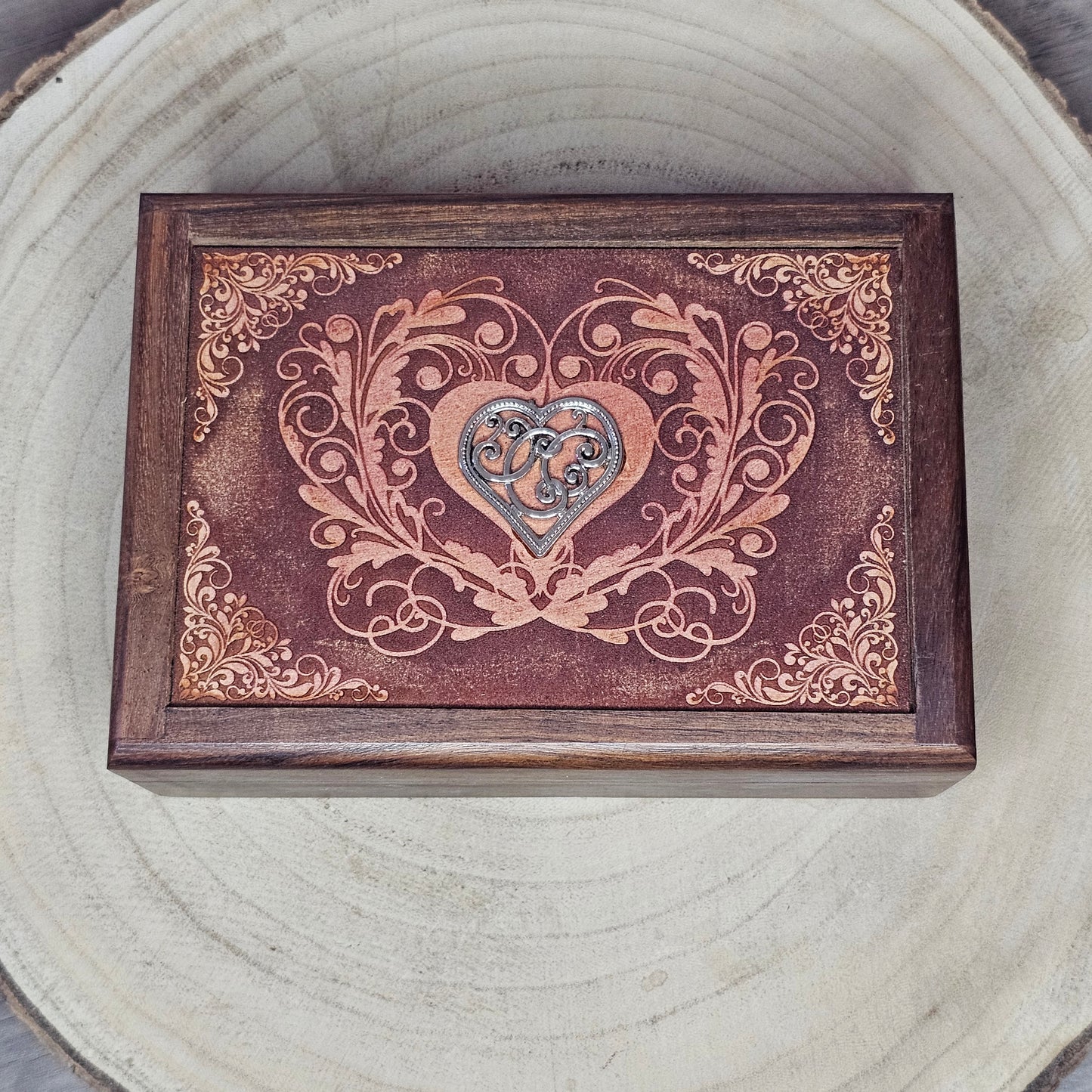 Boîte à cœur - symbole cœur