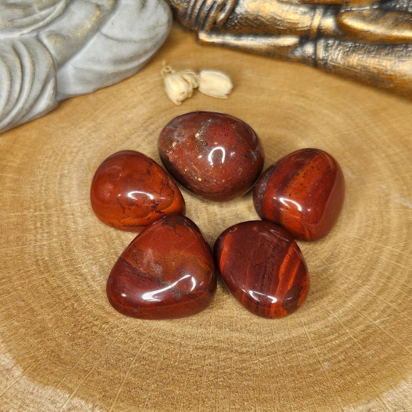 Jaspe arc-en-ciel - Pierre roulée