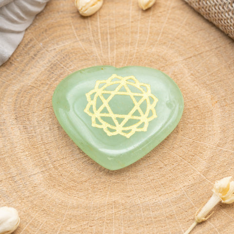 Amulette Coeur 4° Chakra du coeur - Aventurine Verte