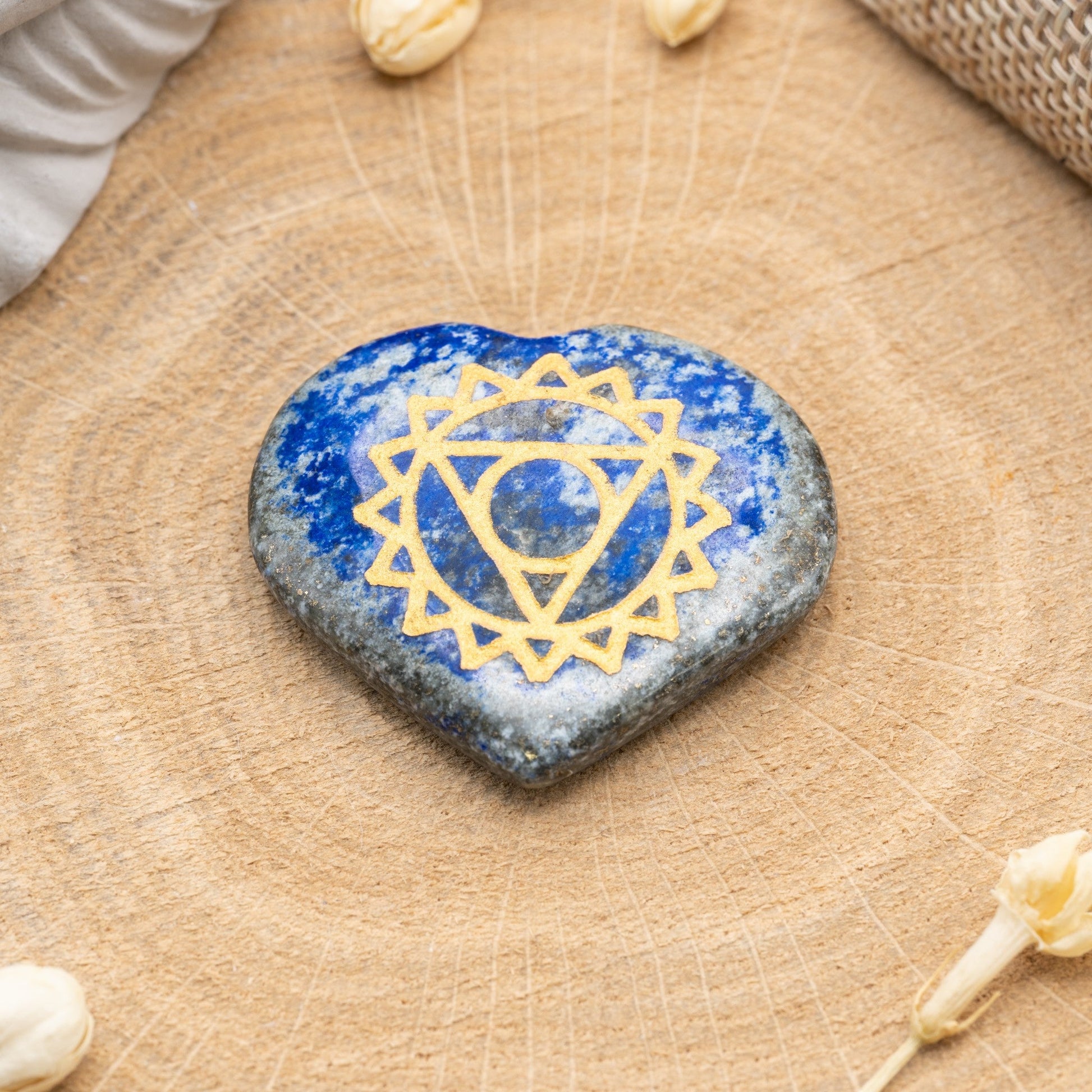 Amulette Coeur 5° Chakra de la Gorge - Lapis Lazuli – La Boutique